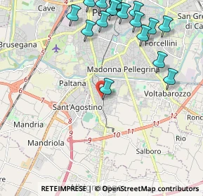 Mappa Via Vincenzo Monti, 35125 Padova PD, Italia (2.785)