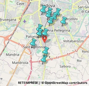 Mappa Via Vincenzo Monti, 35125 Padova PD, Italia (1.55571)