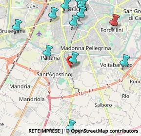 Mappa Via Vincenzo Monti, 35125 Padova PD, Italia (2.68154)