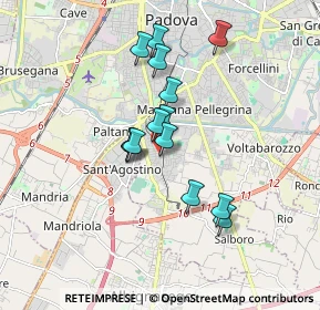 Mappa Via Vincenzo Monti, 35125 Padova PD, Italia (1.41071)