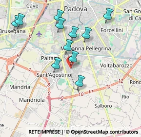 Mappa Via Vincenzo Monti, 35125 Padova PD, Italia (1.93091)