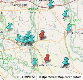 Mappa Via Risorgimento, 26010 Offanengo CR, Italia (8.578)
