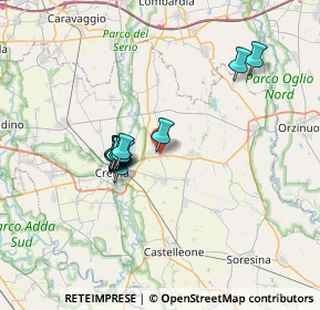Mappa Via Risorgimento, 26010 Offanengo CR, Italia (5.51083)