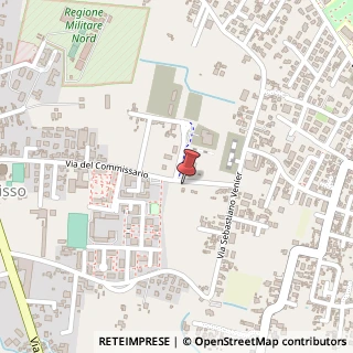 Mappa Via del Commissario, 70/1, 35124 Padova, Padova (Veneto)