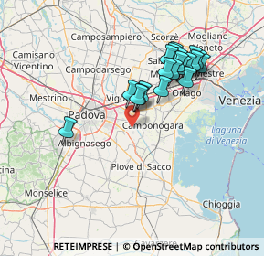 Mappa Via Celeseo, 30030 Vigonovo VE, Italia (13.0235)