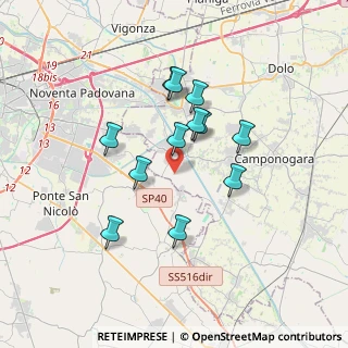 Mappa Via Celeseo, 30030 Vigonovo VE, Italia (2.935)