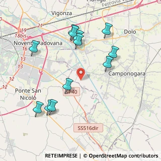 Mappa Via Celeseo, 30030 Vigonovo VE, Italia (4.31333)