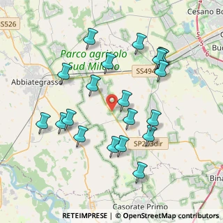 Mappa Via Vigna, 20088 Gudo Visconti MI, Italia (3.919)