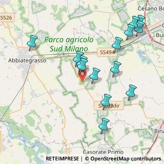 Mappa Via Vigna, 20088 Gudo Visconti MI, Italia (4.45429)