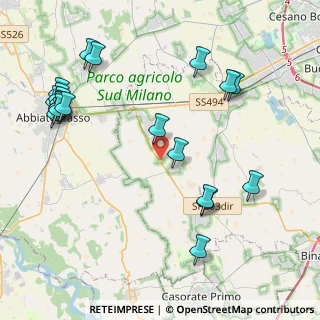 Mappa Via Vigna, 20088 Gudo Visconti MI, Italia (5.0875)