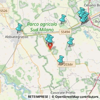 Mappa Via Vigna, 20088 Gudo Visconti MI, Italia (5.2925)