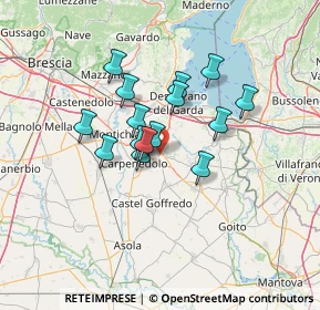 Mappa 46043 Castiglione delle Stiviere MN, Italia (9.98933)