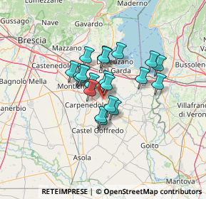 Mappa 46043 Castiglione delle Stiviere MN, Italia (9.0295)