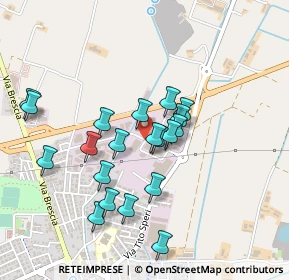 Mappa Via Fernando Magellano, 25024 Leno BS, Italia (0.414)