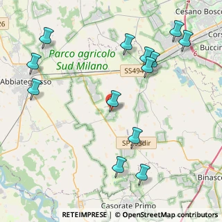 Mappa Via Gudetto, 20088 Gudo Visconti MI, Italia (5.04769)