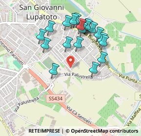 Mappa Via Firenze, 37057 San Giovanni Lupatoto VR, Italia (0.451)