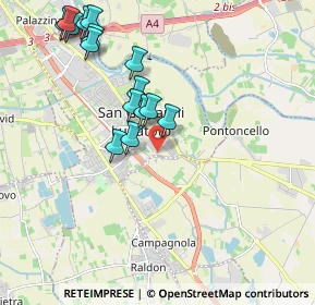 Mappa Via Firenze, 37057 San Giovanni Lupatoto VR, Italia (2.06333)