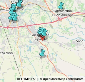 Mappa Via Firenze, 37057 San Giovanni Lupatoto VR, Italia (5.185)