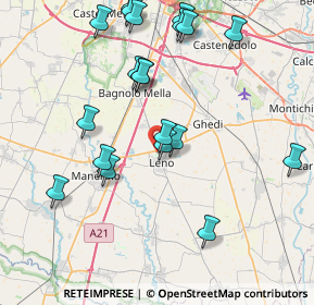 Mappa Quartiere Ippodromo, 25024 Leno BS, Italia (8.664)