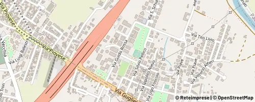 Mappa Ponte San Nicolò