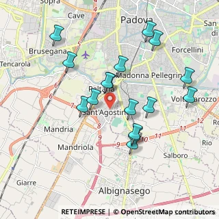Mappa Via Giorgione, 35020 Albignasego PD, Italia (1.84375)