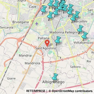 Mappa Via Giorgione, 35020 Albignasego PD, Italia (3.22)