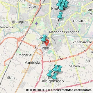 Mappa Via Giorgione, 35020 Albignasego PD, Italia (3.10231)