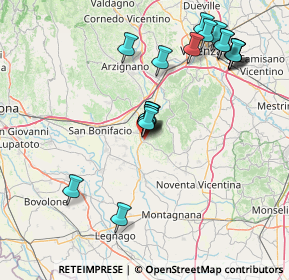 Mappa Via F. Turati, 36045 Lonigo VI, Italia (15.478)