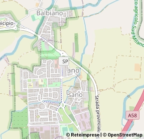 Mappa 20070 Dresano MI, Italia (0.35385)