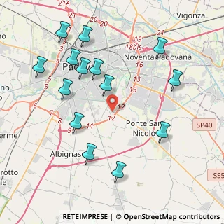 Mappa Via L. Balestra, 35127 Padova PD, Italia (4.46214)