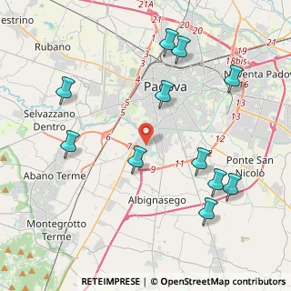 Mappa Via Giorgione, 35020 Mandriola-Sant'Agostino PD, Italia (4.62818)