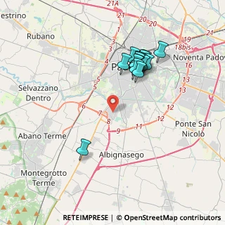 Mappa Via Giorgione, 35020 Mandriola-Sant'Agostino PD, Italia (3.50267)