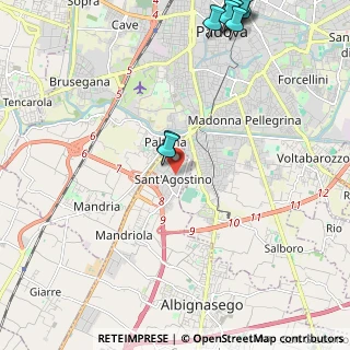 Mappa Via Giorgione, 35020 Mandriola-Sant'Agostino PD, Italia (3.2225)
