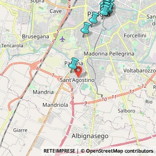 Mappa Via Giorgione, 35020 Mandriola-Sant'Agostino PD, Italia (3.32462)