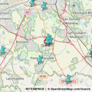 Mappa Via Giacomo Leopardi, 20090 Opera MI, Italia (7.0795)