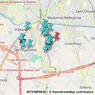 Mappa Via Guizza Conselvana, 35122 Padova PD, Italia (0.7325)