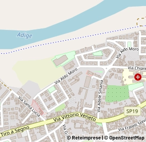 Mappa Via Aldo Moro, 37059 Zevio VR, Italia (0.22308)