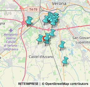 Mappa Via Verdi, 37060 Verona VR, Italia (3.025)