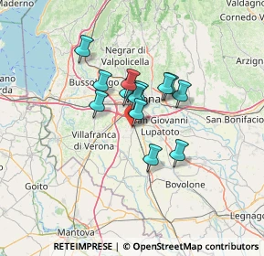 Mappa Via Verdi, 37060 Verona VR, Italia (8.85)