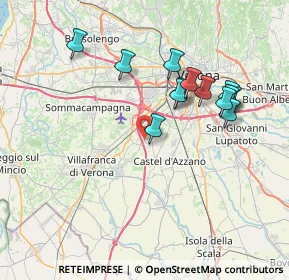 Mappa Via Luigi Bassani, 37062 Alpo VR, Italia (7.08846)