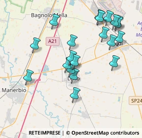 Mappa Via Gonterio, 25024 Leno BS, Italia (3.9595)