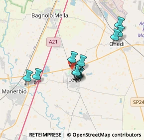 Mappa Via Gonterio, 25024 Leno BS, Italia (2.84083)