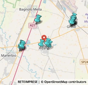 Mappa Via Gonterio, 25024 Leno BS, Italia (4.41684)
