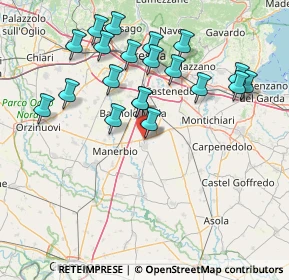 Mappa Via Gonterio, 25024 Leno BS, Italia (15.65)
