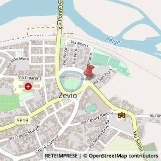 Mappa Piazza San Toscana, 35, 37059 Zevio, Verona (Veneto)