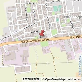 Mappa Via Circonvallazione Sud, 4A, 26010 Offanengo, Cremona (Lombardia)