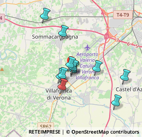 Mappa Località Colombare Fiorio, 37060 Villafranca di Verona VR, Italia (2.86667)