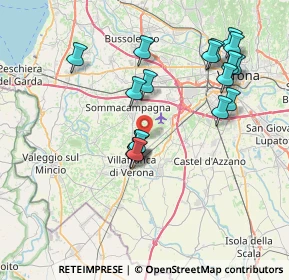 Mappa Località Colombare Fiorio, 37060 Villafranca di Verona VR, Italia (7.44)