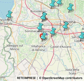 Mappa Località Colombare Fiorio, 37060 Villafranca di Verona VR, Italia (9.00909)