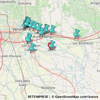 Mappa Via Adele Smania, 37059 Zevio VR, Italia (8.42842)